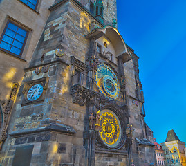 Image showing Astronomical clock in Prague