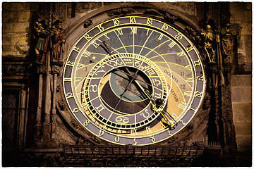 Image showing Astronomical clock in Prague