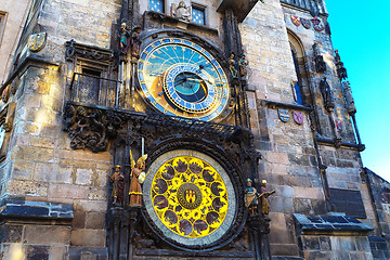 Image showing Astronomical clock in Prague