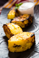 Image showing Grilled pineapple