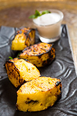 Image showing Grilled pineapple