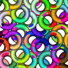 Image showing Colorful Rings