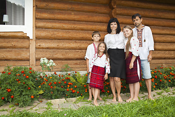 Image showing Traditional Ukrainian family