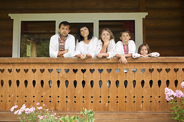 Image showing Traditional Ukrainian family