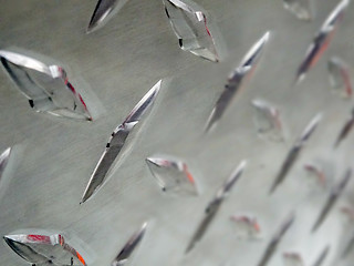 Image showing closeup of diamond plate details