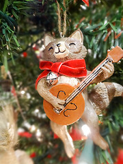 Image showing handcrafted christmas animal toy decoration