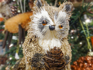 Image showing handcrafted christmas animal toy decoration