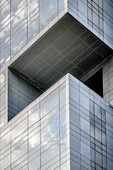 Image showing modern skyscraper buildings shapes and forms