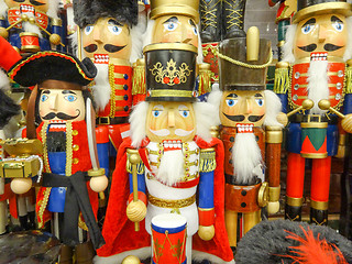 Image showing Traditional Figurine Christmas Nutcracker