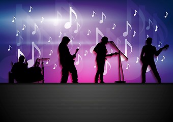 Image showing Music rock party abstract background