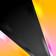 Image showing Abstract pink and yellow contrast background