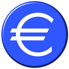 Image showing Euro Button