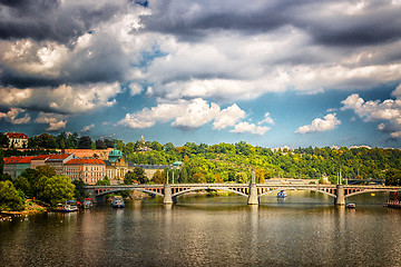 Image showing Charles Bridge in Prague