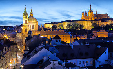 Image showing Castle and St. Nicholas church