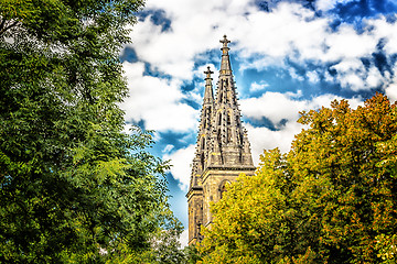 Image showing Basilica of St Peter and St Paul in Vysehrad
