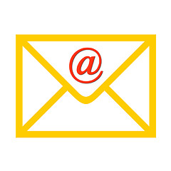 Image showing Envelope with email symbol