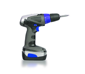 Image showing Cordless screwdriver or power drill