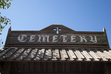 Image showing Cemetery Entrance