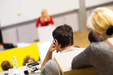 Image showing Lecture at university.