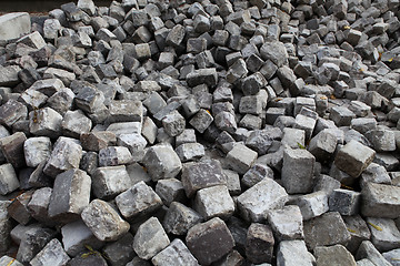 Image showing old cobblestone