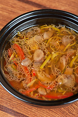 Image showing Fresh vegetable soup