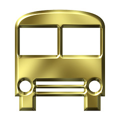 Image showing Golden Bus