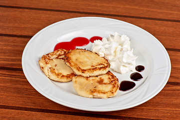 Image showing Cheese pancakes