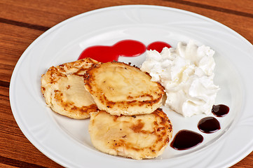 Image showing Cheese pancakes