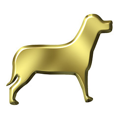 Image showing Golden dog