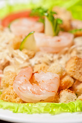 Image showing salad with shrimp