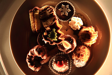 Image showing traditional czech christmas cookies