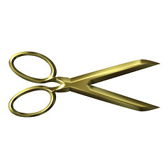 Image showing Golden Scissors