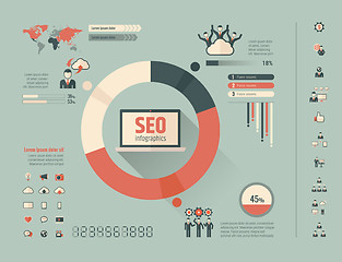 Image showing Social Media Infographic Template.