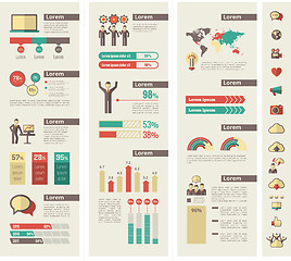 Image showing Social Media Infographic Template.