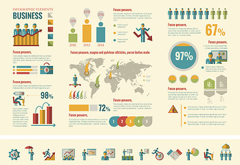 Image showing Business Infographic Template.