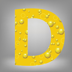 Image showing beer letter D