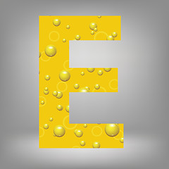 Image showing beer letter E