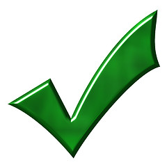 Image showing Green Tick