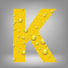 Image showing beer letter K