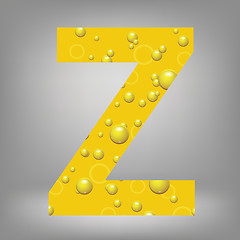 Image showing beer letter Z