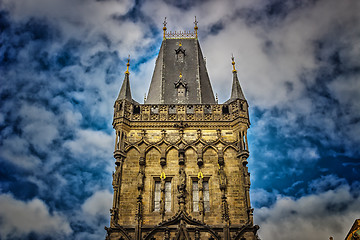 Image showing Powder Tower in Prague   