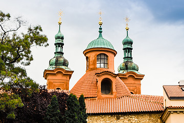 Image showing Cathedral of St. Lawrence on Pet?ín Hill