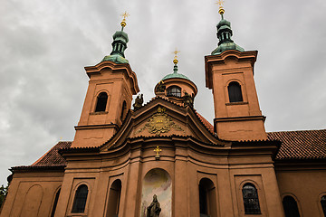 Image showing Cathedral of St. Lawrence on Pet?ín Hill