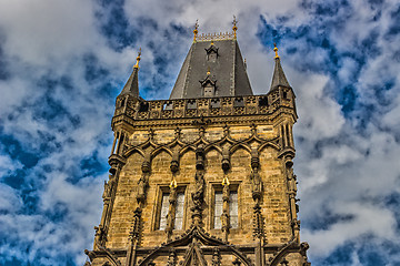 Image showing Powder Tower in Prague