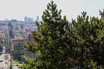 Image showing Red rooftops of Prague