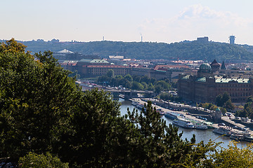 Image showing Red rooftops of Prague