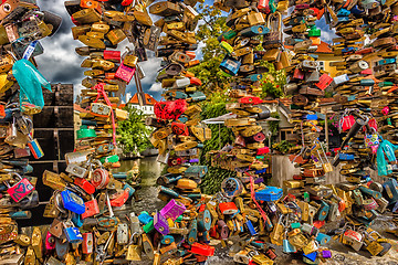 Image showing Padlocks in Prague