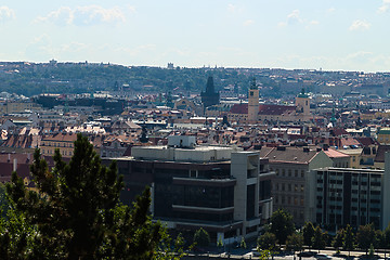 Image showing Red rooftops of Prague