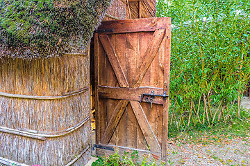 Image showing Marsh Plants Huts 