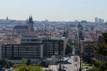 Image showing Red rooftops of Prague